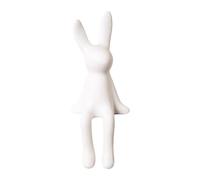 Ioensy Statuette in Ceramica Sedute, Creative, Leggere E Moderne, Ornamenti Da Tavolo, Statuette, Sculture di Animali per Mensole, White S