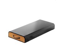 Ioensy Supporto Capsule Caffè Portacapsule Cassetto Organizer Porta Cialde Vassoio per Macchina in Metallo E Bambù Compatto con Accesso Semplificato Adatto a Cucina Ufficio E Postazione Caffè
