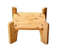 Ioensy Supporto Dispenser Bevande Stand Porta Bicchiere Base Bambù Robusto Decorativo Funzionale Adatto per Feste Ufficio Coffee Shop Artigianato, Piazza