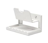 Ioensy Supporto Multifunzionale per Coperchi di Pentole, Bacchette E Utensili, per Ante di Armadietti O Montaggio a Parete, Bianco 1 Livello