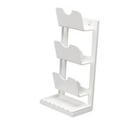 Ioensy Supporto Multifunzionale per Coperchi di Pentole, Bacchette E Utensili, per Ante di Armadietti O Montaggio a Parete, 3 Livelli Bianchi