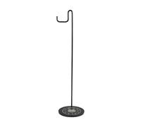 Ioensy Supporto per Scacciapensieri Rastrelliera Da Banco Supporto per Gong Porta Pennelli Da Disegno Versatile per Appendere Ornamenti Adatto per Camera Da, Gancio Quadrato Nero
