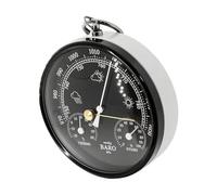 Ioensy Termometro Igrometro 3 in 1, Multifunzione, Da Parete, Preciso, Ideale per Camera Da Letto, Soggiorno E Ufficio, Nero