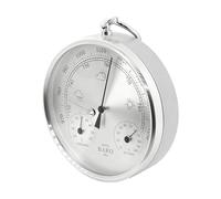 Ioensy Termometro Igrometro 3 in 1, Multifunzione, Da Parete, Preciso, Ideale per Camera Da Letto, Soggiorno E Ufficio, Argento