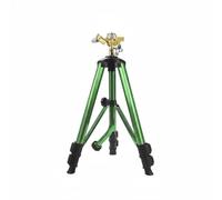 Ioensy Testina Irrigatore Rotante Spruzzatore Automatica Ottone Treppiede Altezza Regolabile Distribuzione Uniforme Adatta a Annaffiatura Prato Aiuola Orto All’aperto