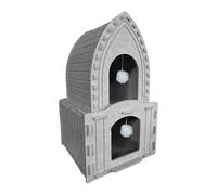 Ioensy Tiragraffi Casa per Gatti Lettino Nido Cucce in Feltro Resistente AntiGraffio Multifunzione Adatta a Gatti da Interno per Relax Decoro Casa, 1 Set