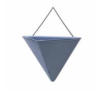 Ioensy Vaso Sospeso Auto-Irrigante | Indipendente, Vaso da Parete con Riserva d'Acqua, per Balcone, Grigio, Stile B