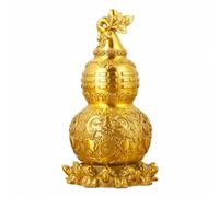 Ioensy Zucca in ne Feng Shui | Soprammobile a Forma di Zucca, Dorato, Decorazione, per Ufficio, Collezionisti, 28.5CM