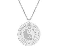 IOETSEUT Collane da Uomo Gotico Dudeismo Ciondolo Collana per Le Donne Uomini La Chiesa degli Ultimi Giorni Dude Charm Collo Catena Amuleto Il Regalo