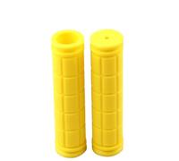 IOEUIWP 1 Paio di impugnature for Bicicletta, Copertura Manubrio in Gomma Morbida Antiscivolo con Elevata flessibilità for Parti Bici da Strada Montagna per Biciclette(Yellow)
