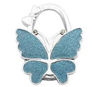 IOEUIWP 1pc portatile farfalla-bowknot borsa da tavolo gancio multifunzione pieghevole donna con fibbia for appendere(Color3)