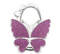 IOEUIWP 1pc portatile farfalla-bowknot borsa da tavolo gancio multifunzione pieghevole donna con fibbia for appendere(Color4)