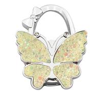 IOEUIWP 1pc portatile farfalla-bowknot borsa da tavolo gancio multifunzione pieghevole donna con fibbia for appendere(Color9)