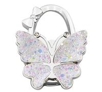 IOEUIWP 1pc portatile farfalla-bowknot borsa da tavolo gancio multifunzione pieghevole donna con fibbia for appendere(Color8)