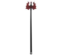 IOEUIWP Bastone da Mago con tridente di Fiamma, Accessori for Halloween, Costume da re della Forcella del Demone, Spettacolo teatrale per Halloween