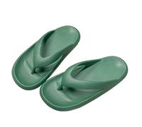 IOEUIWP Classy Flip-Flops, Summer For Beach Couples, Thick-Soled Outer Wear Sandals, Bathroom Bathing Non-Slip Slippers Per interni ed esterni(Green,38-39)