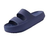 IOEUIWP Cloud Slippers For Women Slides Summer Outdoor Platform Home Shower Beach For Per interni ed esterni(Deep Blue,41(25cm))