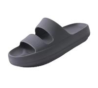 IOEUIWP Cloud Slippers For Women Slides Summer Outdoor Platform Home Shower Beach For Per interni ed esterni(Grey,39(24cm))