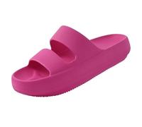 IOEUIWP Cloud Slippers For Women Slides Summer Outdoor Platform Home Shower Beach For Per interni ed esterni(Red,40(24.5cm))