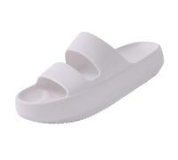 IOEUIWP Cloud Slippers For Women Slides Summer Outdoor Platform Home Shower Beach For Per interni ed esterni(White,41(25cm))