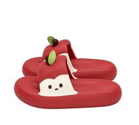 IOEUIWP Couple Slippers Man House Shoes Apple Summer Sandals Slides Per interni ed esterni(Red,42-43)
