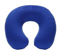 IOEUIWP Cuscino cervicale a forma di U in memory foam gonfiabile for alleviare la stanchezza, ideale for viaggi e voli, comodo cuscino supporto for dormire(Blue)