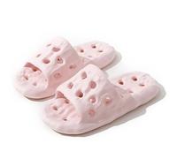 IOEUIWP EVA Slippers - Quick-Dry Bathroom Sandals For Couples, Ultra-Soft Anti-Slip Home Slides With Massage Texture Per interni ed esterni(Pink,42-43)