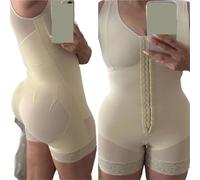 IOEUIWP Intimo Modellante for Tutto Il Corpo, Corsetto for Controllo della Pancia, Body snellenti(Beige,XS)