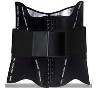 IOEUIWP La perdita di peso delle donne riduce la cintura regolabile for l'allenamento Nastro magico Dopo il parto Allenatore for vita Cintura modellante for corpo(Black,M)