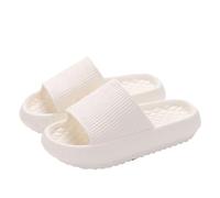 IOEUIWP Pantofole da donna con plateau spesso e nuvola, suola morbida in EVA, cuscino, infradito spiaggia estiva antiscivolo Per interni ed esterni(Color1,36-37)