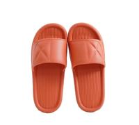 IOEUIWP Pantofole da donna con suola morbida, piattaforma spessa, sandali spiaggia for interni ed esterni, infradito antiscivolo in EVA estivi Per interni ed esterni(Orange,36-37)