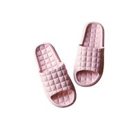 IOEUIWP Pantofole da donna for interni Scarpe basse pavimento Infradito estive antiscivolo Bagno for la casa Donna Confortevole Per interni ed esterni(Pink,36-37)