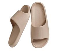IOEUIWP Sandali da donna con plateau spesso e suola morbida Infradito estivi in EVA antiscivolo Calzature casual comode Per interni ed esterni(A-Khaki,36-37)