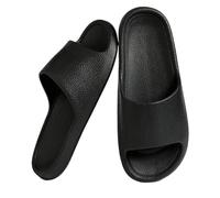 IOEUIWP Sandali da donna con plateau spesso e suola morbida Infradito estivi in EVA antiscivolo Calzature casual comode Per interni ed esterni(A-Black,36-37)