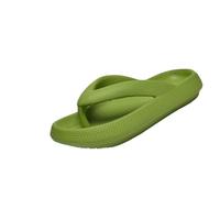 IOEUIWP Sandali leggeri da donna in tinta unita - Infradito casual for coppie for interni ed esterni, comode calzature spiaggia slip-on Per interni ed esterni(Grass-Green,36-37)