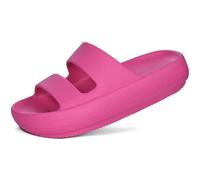 IOEUIWP Sandali piatti estivi da donna Comodi pantofole slip-on leggeri spiaggia unisex morbidi antiscivolo casual Per interni ed esterni(Rose,41)