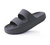IOEUIWP Sandali piatti estivi da donna Comodi pantofole slip-on leggeri spiaggia unisex morbidi antiscivolo casual Per interni ed esterni(Gary,39)