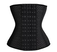 IOEUIWP Shaper for la vita Corsetto Donna Dopo il parto Cintura dimagrante modellante for controllo della pancia(6 hooks black,S)