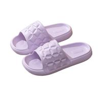 IOEUIWP Summer Couple Bath Slides Unisex, Quiet Soft Sole Non-Slip Odor-Resistant Slippers, Lightweight Comfortable Indoor Per interni ed esterni(PURPLE,42-43)