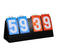 IOEUIWP Tabellone segnapunti Manuale da Basket, contatore Tavolo a 4 cifre, Flipper for, Base Triangolare, Carte Ping Pong per Eventi Sportivi o di intrattenimento(Color 2)