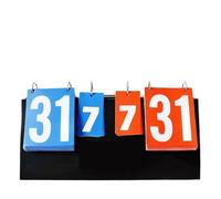 IOEUIWP Tabellone segnapunti Sportivo a 2 cifre, Portatile, in plastica PVC, for Basket, Calcio, pallavolo per Eventi Sportivi o di intrattenimento(Color 2)