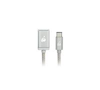 IOGEAR Adattatore di ricarica e sincronizzazione da USB-C a USB tipo A, argento, G2LU3CAF10-SIL