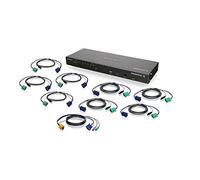 IOGEAR GCS1808IKITU Switch per Keyboard-Video-Mouse (kvm) Montaggio Rack Nero