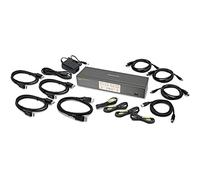 iogear GCS1904 interruttore schermo, tastiera e mouse nero - Interruttori schermo - Tastiera-Mouse (USB, DisplayPort, DisplayPort, USB A, USB tipo A, USB Type-B, Nero)