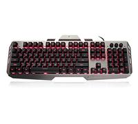 iogear GKB704L-BK tastiera USB QWERTY Inglese Nero, Grigio