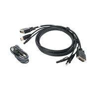 IOGEAR Kit cavo KVM DVI, USB con audio (TAA), 1,8 m G2L702UTAA3