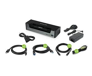 IOGEAR KVMP 3-Port 4K USB-C and DisplayPort Switch with Power Pass-through - GCS1953