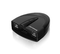 IOGEAR USB B Stampante Commutatore Adattatore USB Sharing Switch USB 2.0 a 2 Porte per Condividere Dispositivi USB tra 2 Computer con Indicatore LED