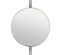 IOI Specchio da Parete Rotondo Nero/ Ottone Ø80 cm