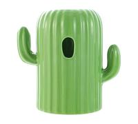 IOIUSKKU Casetta per criceti in ceramica, nascondiglio per cibo, stile cartone animato, per criceti e porcellini d'India, uccelli e altri piccoli animali domestici. Ciotole